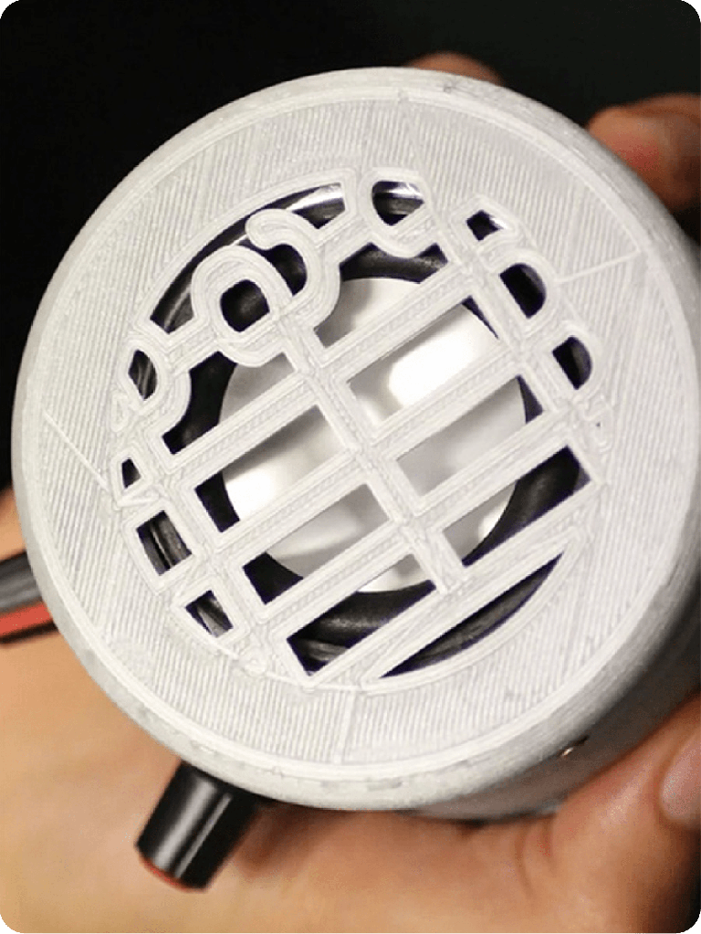 Logotype / pictogramme graphique en noir et blanc de projet pédagogique amstramgram.