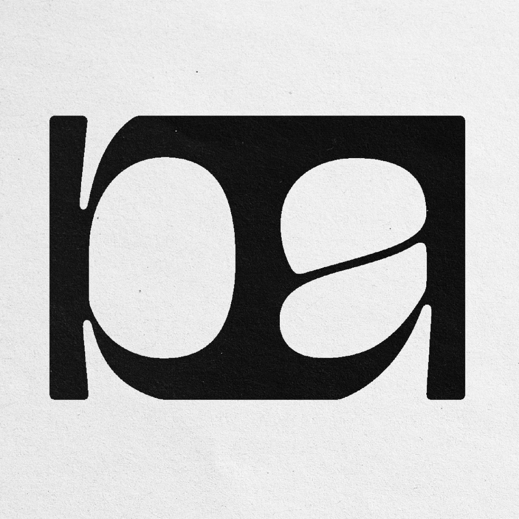 Logotype, pictogramme en noir et blanc d'une entreprise appelée Perspectivas. 